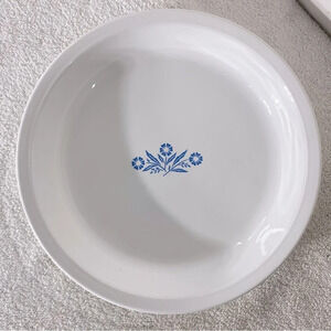 Vintage Corningware  Blue Cornflower Round Pie Plate Pie Dish